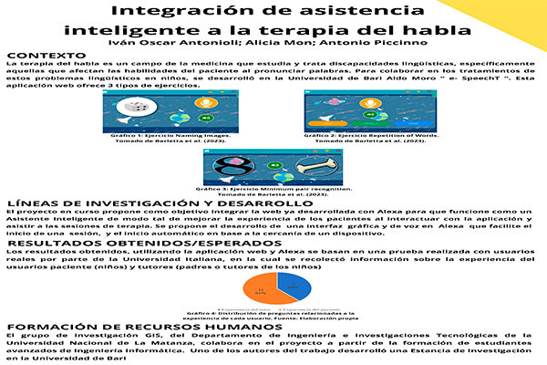 Integración de Asistencia Inteligente a la Terapia del Habla
